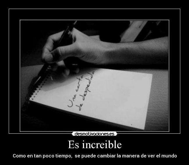 Es increible -