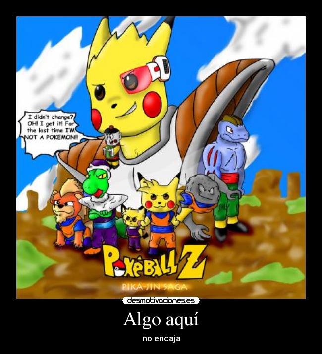 Algo aquí - no encaja