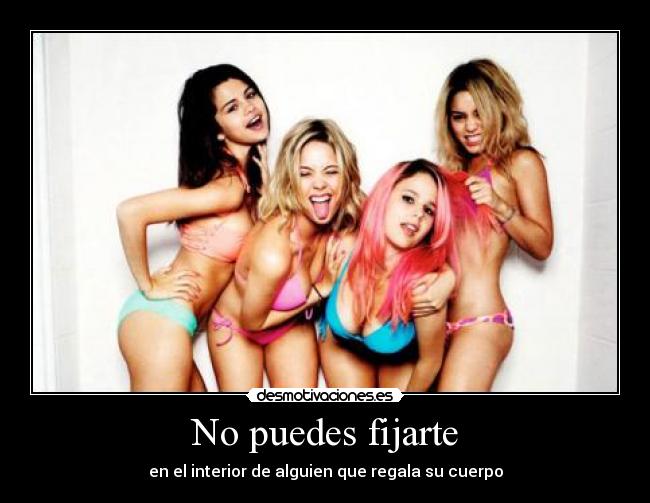 No puedes fijarte - en el interior de alguien que regala su cuerpo