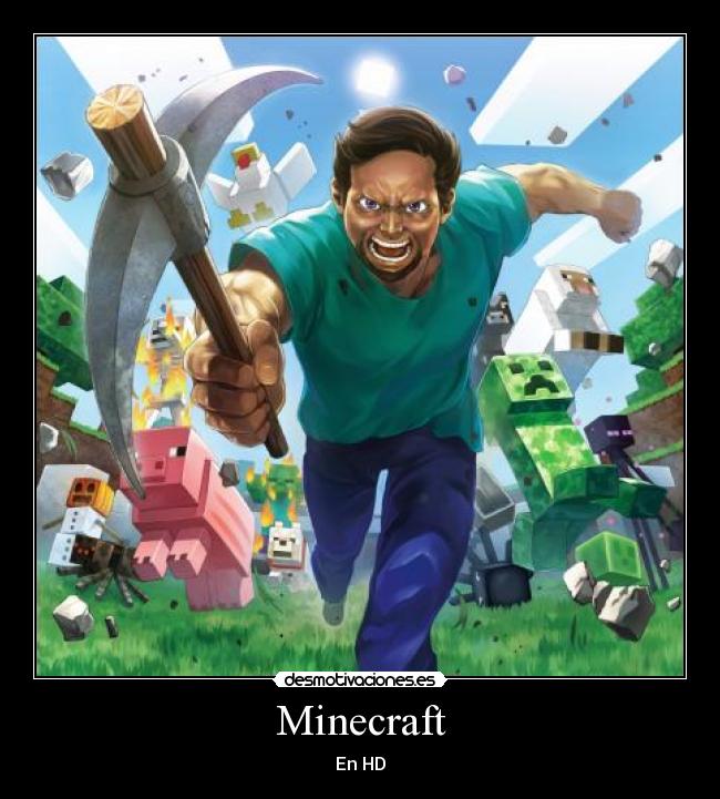 carteles minecraft drogonoit1 juego cerdo keeper obeja esqueleto fuego gallina lobo zombie arbol arana desmotivaciones