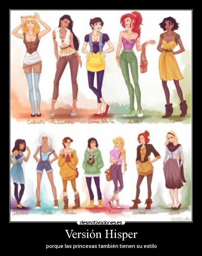 carteles princesas desmotivaciones