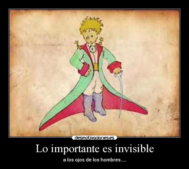 Lo importante es invisible -
