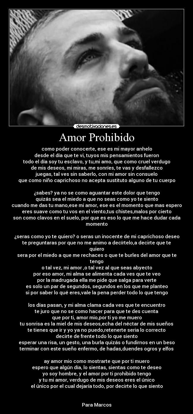 carteles amor amor prohibido gay amigo homosexual miel amo desmotivaciones