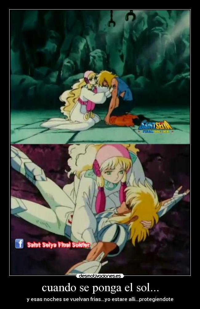 cuando se ponga el sol... -