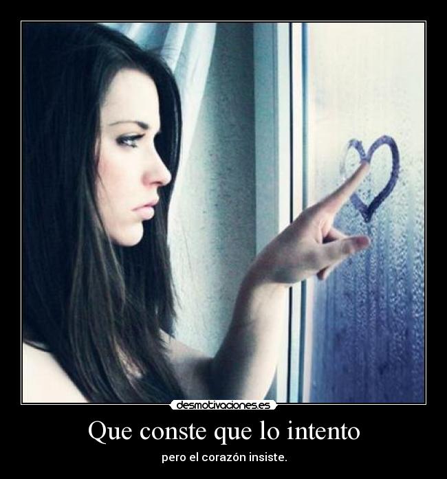 Que conste que lo intento - 