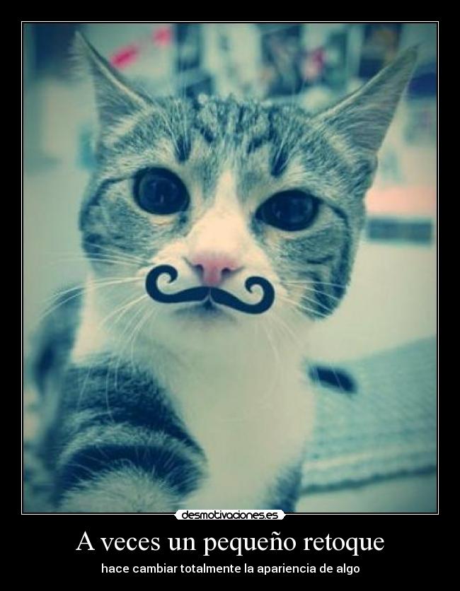 A veces un pequeño retoque -