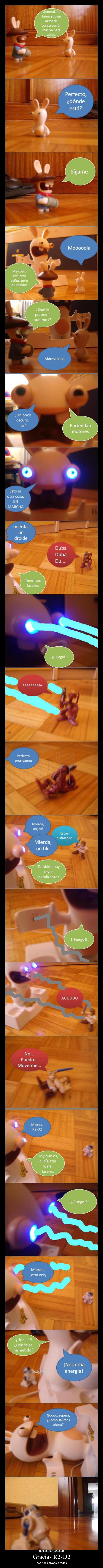 Gracias R2-D2 - nos has salvado a todos