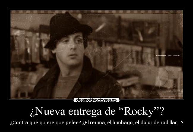 ¿Nueva entrega de “Rocky”? -