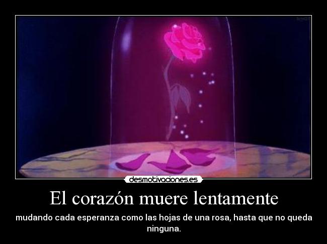 El corazón muere lentamente -