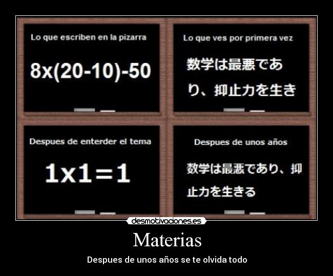 Materias - 