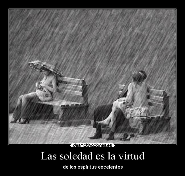 Las soledad es la virtud - 