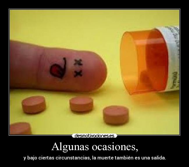 Algunas ocasiones, - 