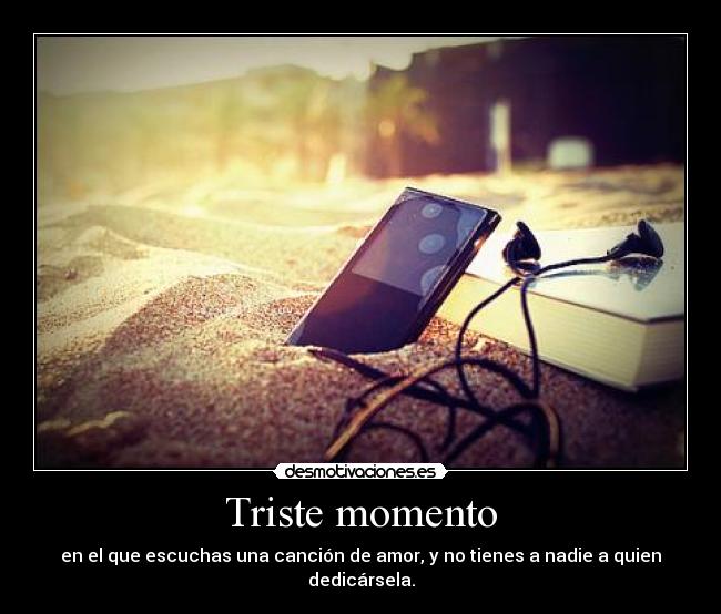 Triste momento -