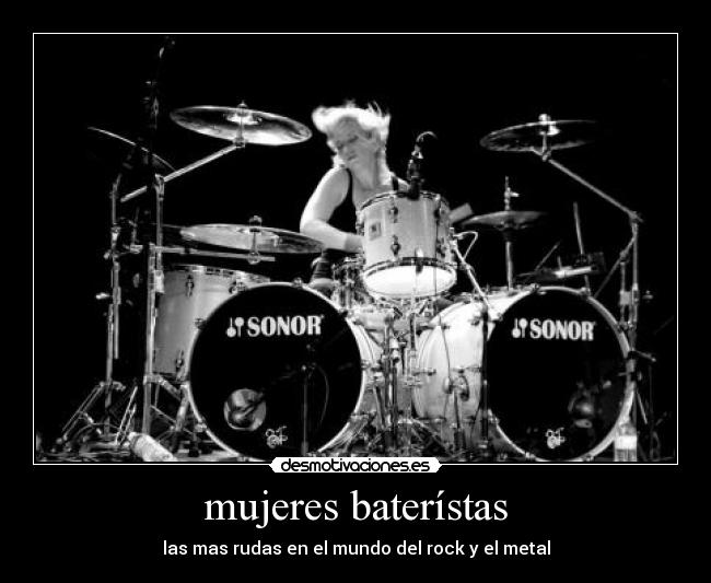 mujeres baterístas - las mas rudas en el mundo del rock y el metal