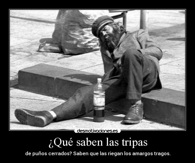 ¿Qué saben las tripas -