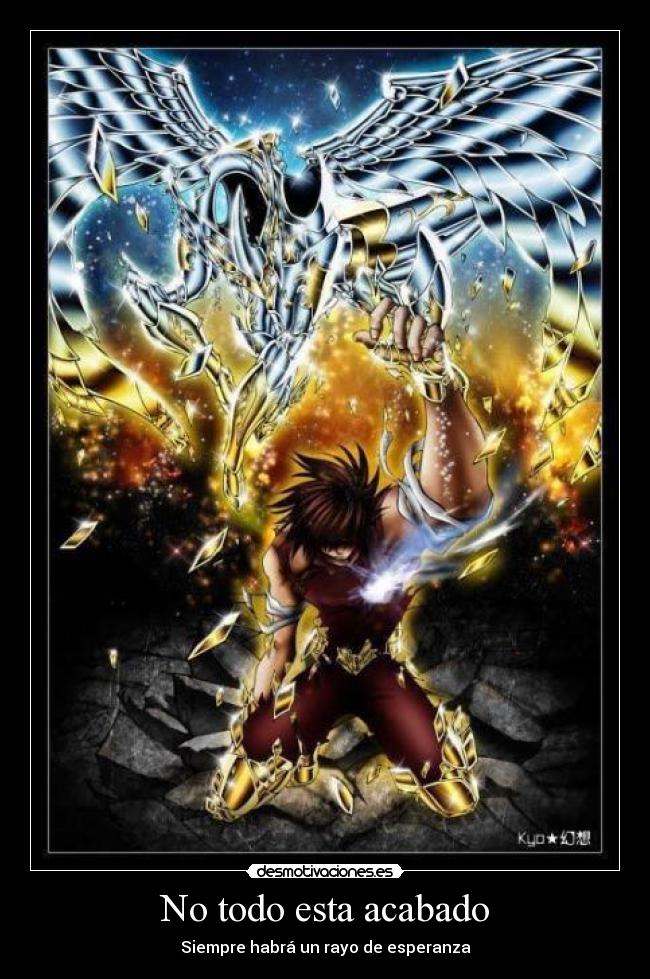 carteles saint seiya desmotivaciones