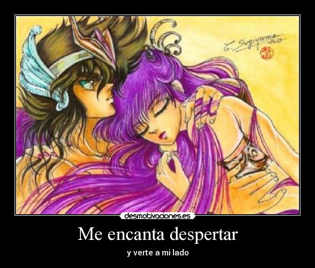 Me encanta despertar - y verte a mi lado