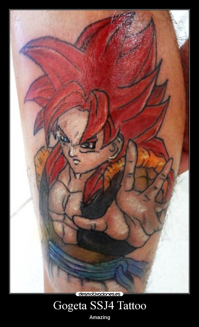 Gogeta SSJ4 Tattoo - 
