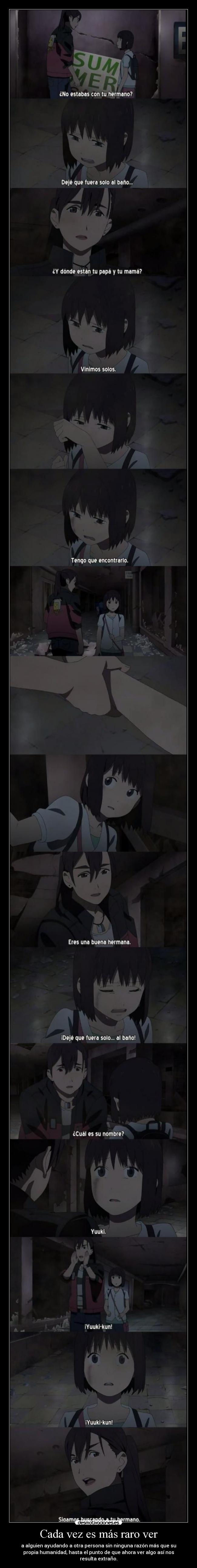 carteles raptorhunters nigatsu harukaze anime manga otaku terremoto magnitud bien mal humanidad desmotivaciones