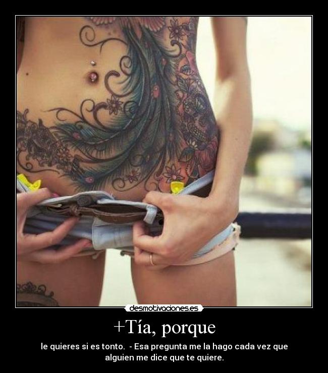 +Tía, porque - 