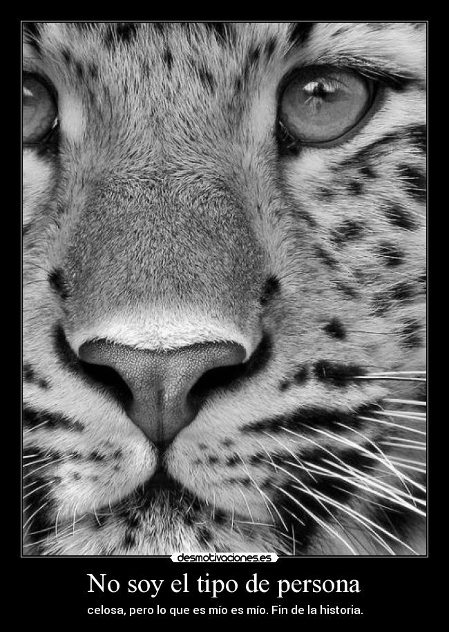 No soy el tipo de persona - 