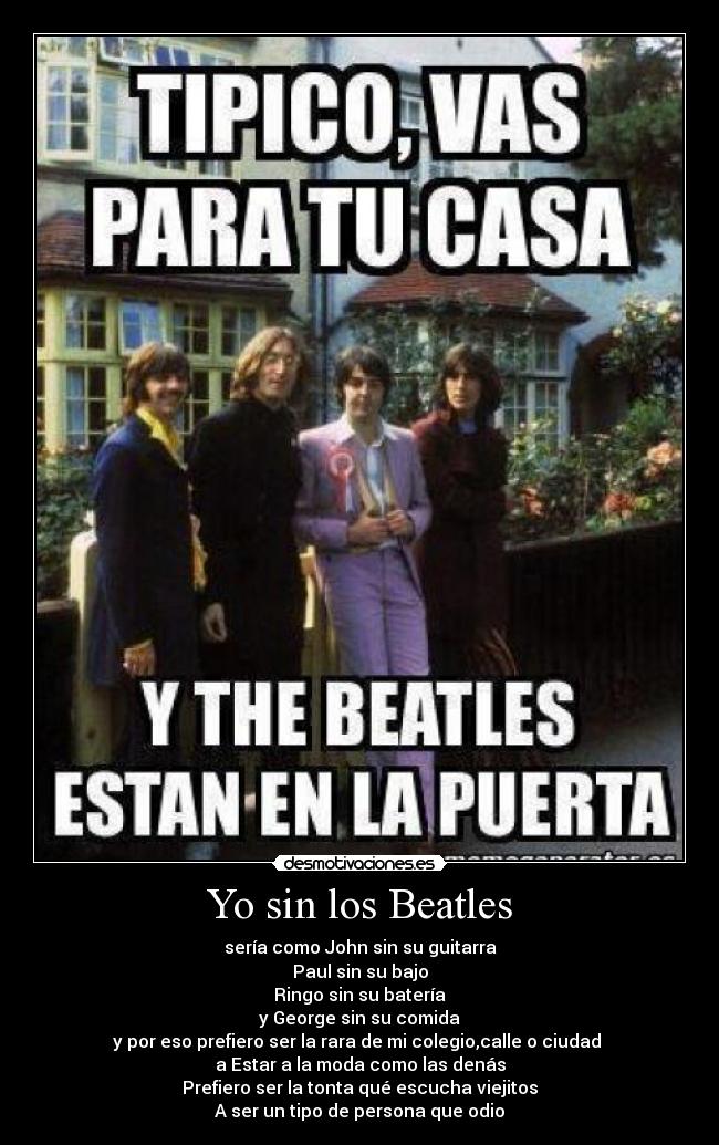 Yo sin los Beatles -