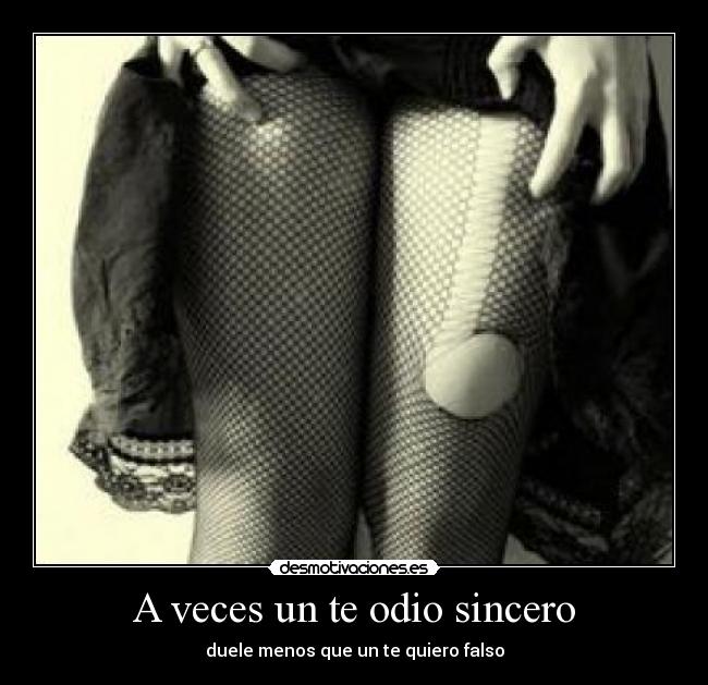 carteles odio mentir falso quiero dolor desmotivaciones
