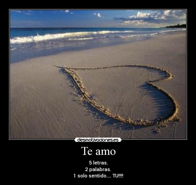 Te amo -