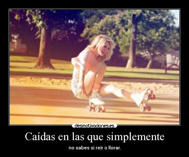 Caídas en las que simplemente -