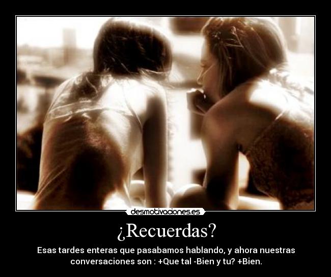 ¿Recuerdas? - 