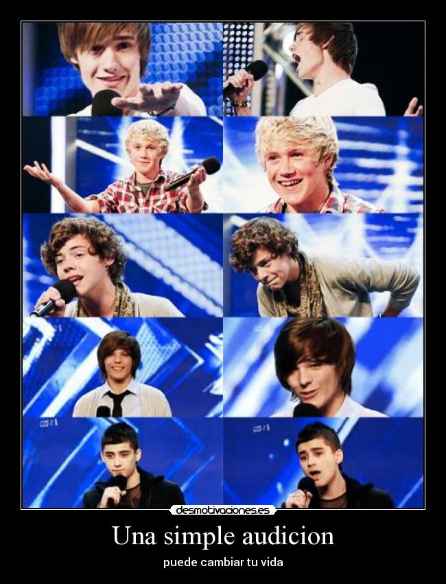 Una simple audicion - puede cambiar tu vida