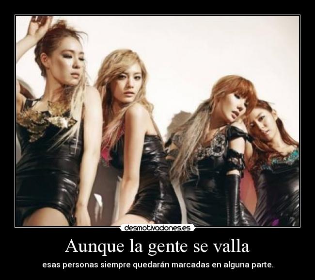 Aunque la gente se valla - esas personas siempre quedarán marcadas en alguna parte.