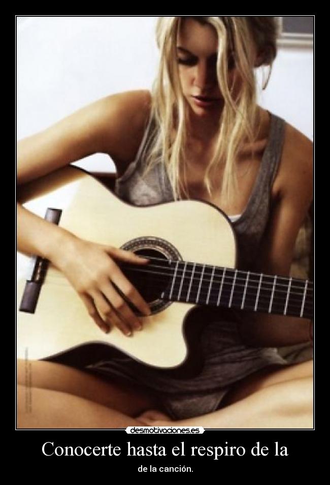 Conocerte hasta el respiro de la - de la canción.
