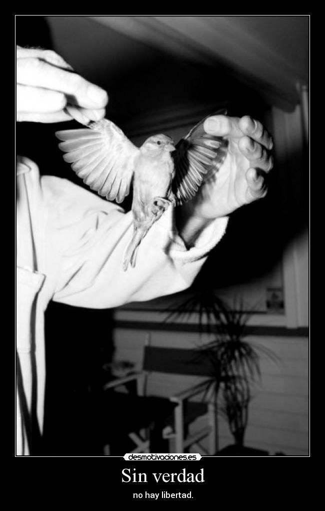 Sin verdad - no hay libertad.