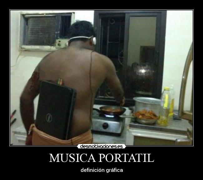 MUSICA PORTATIL - definición gráfica