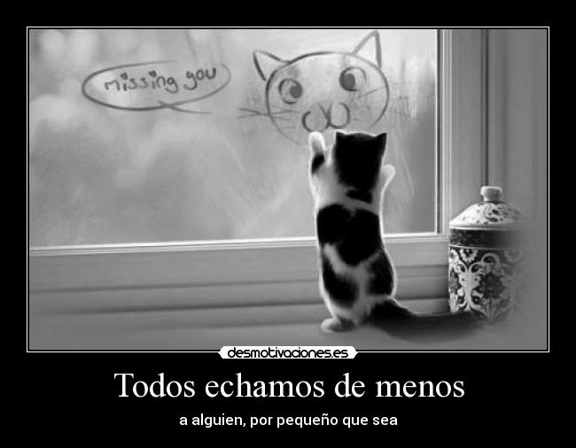 Todos echamos de menos -