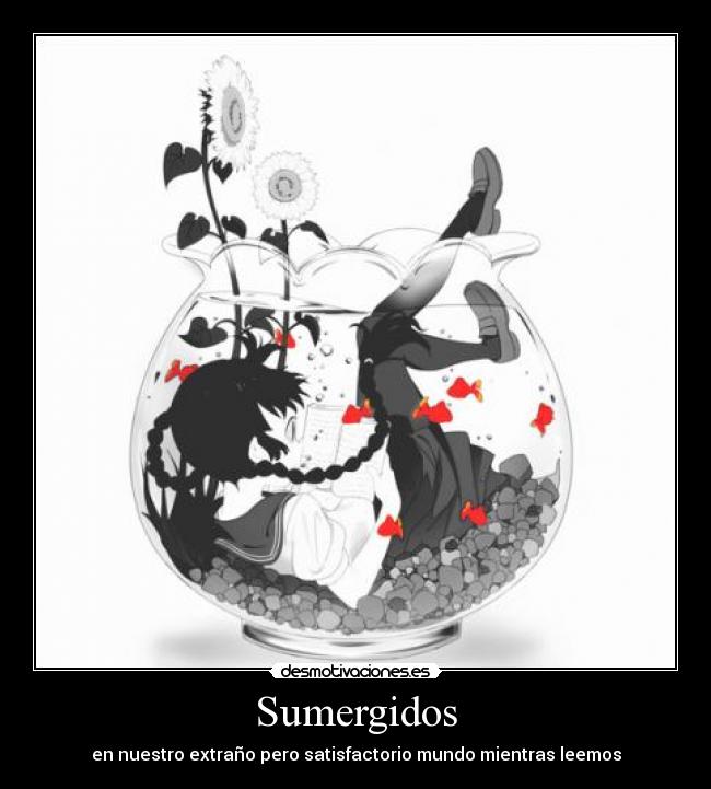 Sumergidos - en nuestro extraño pero satisfactorio mundo mientras leemos