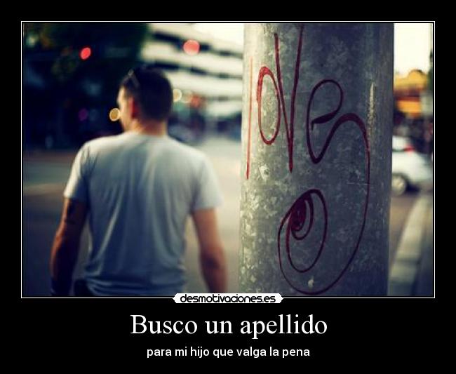 Busco un apellido - 