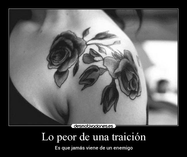 Lo peor de una traición - 