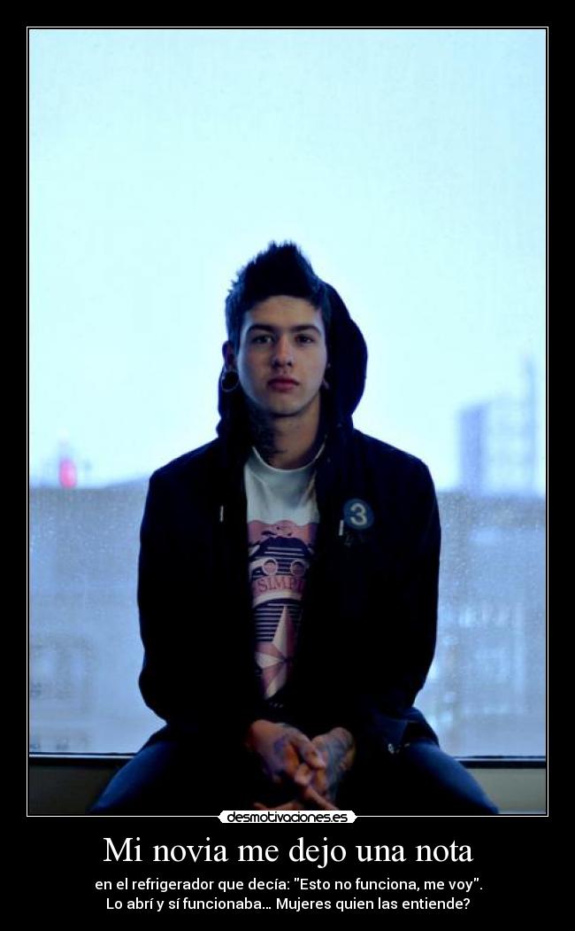 Mi novia me dejo una nota - 