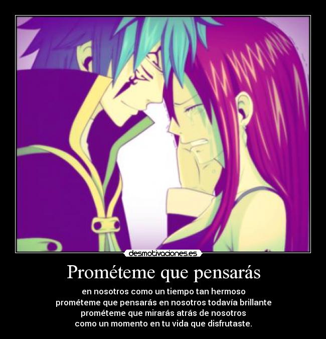Prométeme que pensarás - 