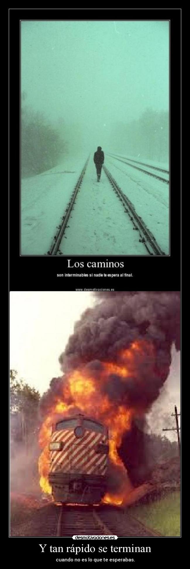 Y tan rápido se terminan - cuando no es lo que te esperabas.