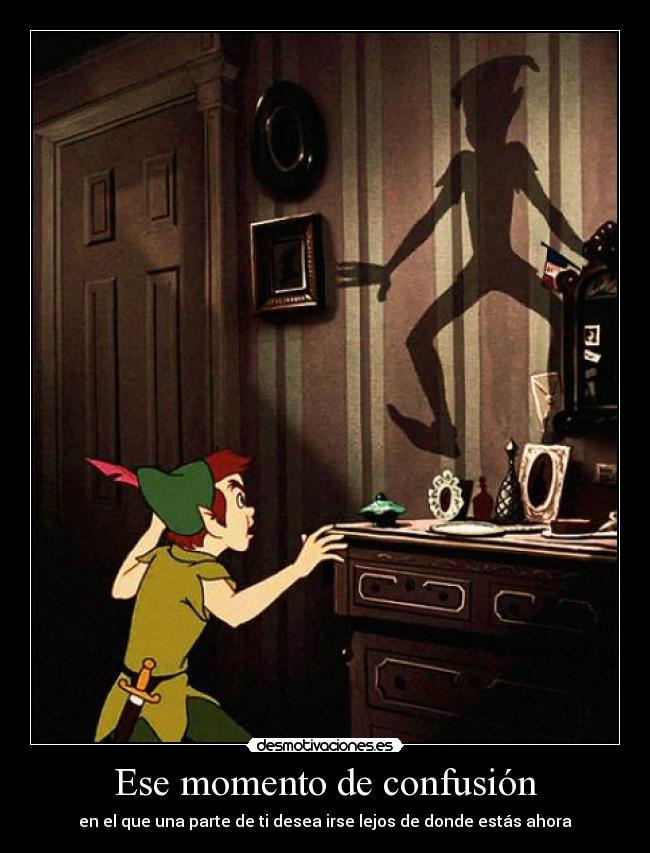 Ese momento de confusión -
