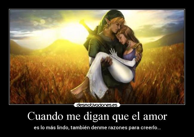 carteles amor anime the legend zelda sad love desmotivaciones