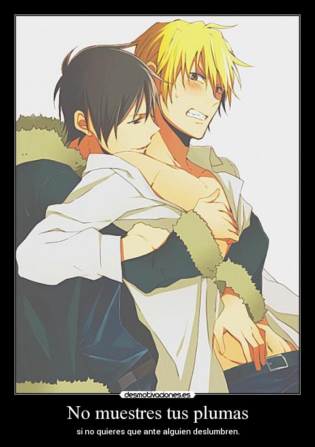 carteles anime frase cartel desmotivacion yaoi desmotivaciones