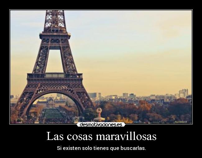 carteles las cosas maravillosas desmotivaciones