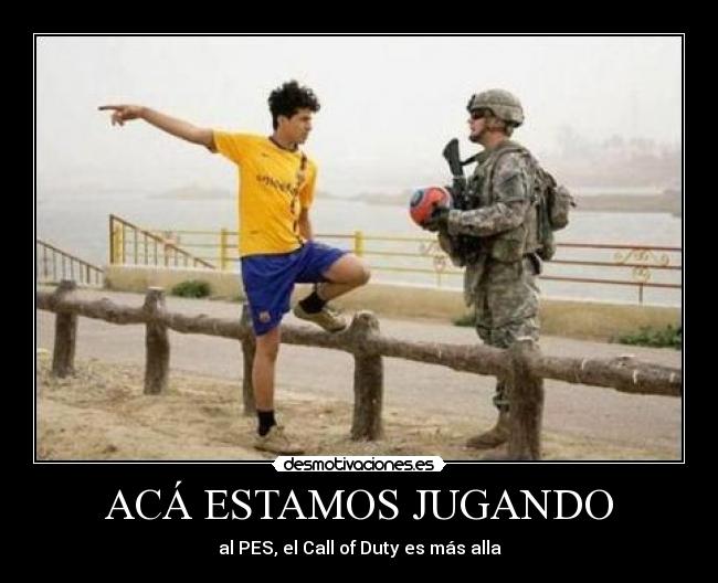 ACÁ ESTAMOS JUGANDO -