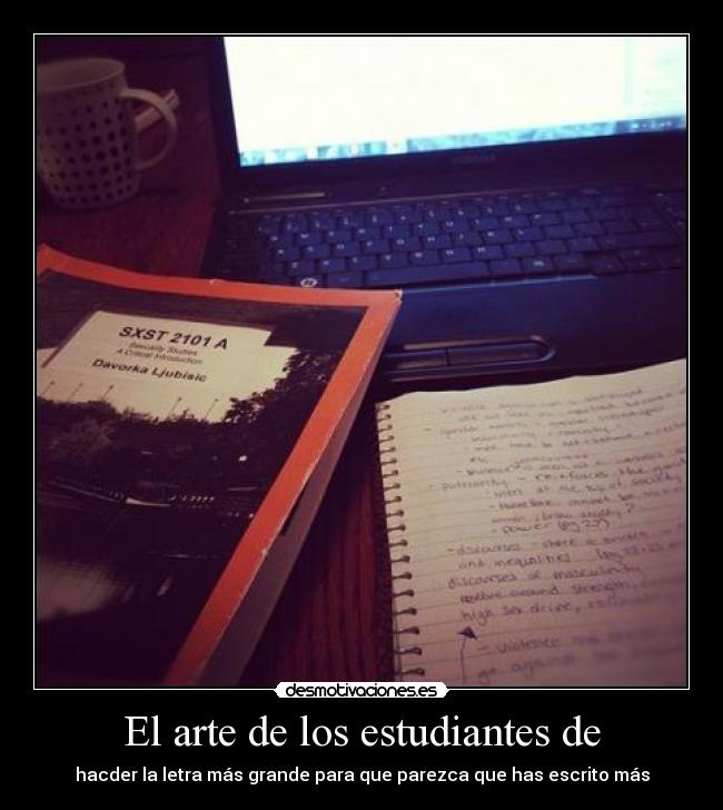 El arte de los estudiantes de -