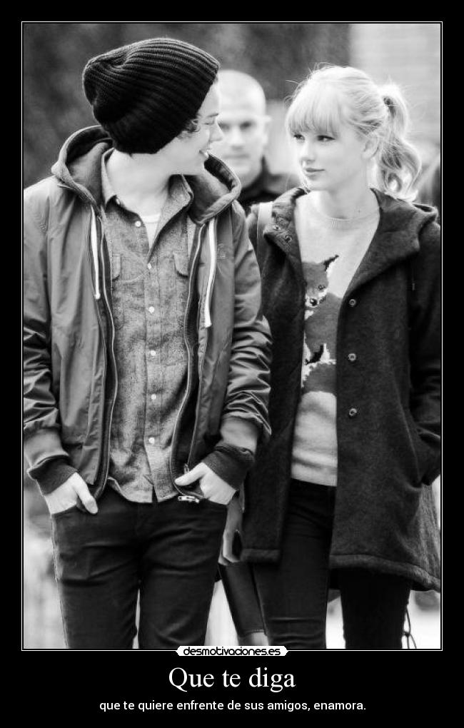 Que te diga - que te quiere enfrente de sus amigos, enamora.ღ