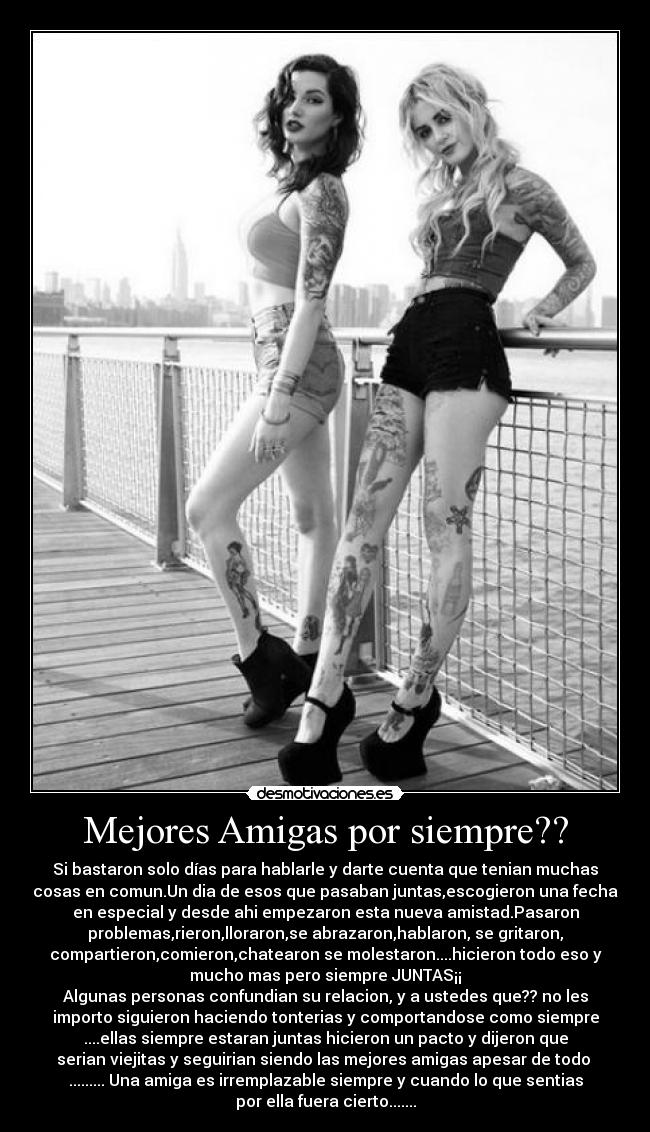Mejores Amigas por siempre?? -